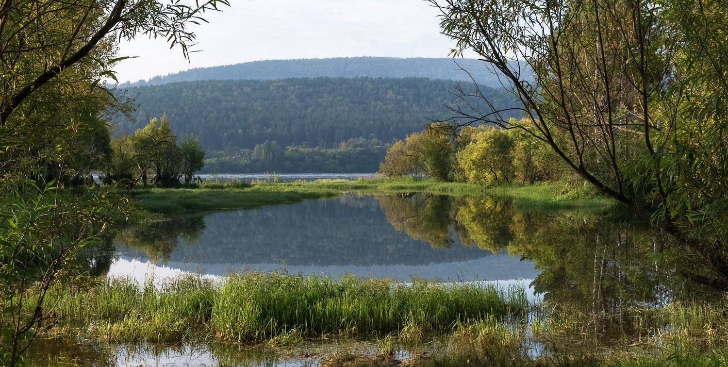 сибирь, енисей, утро, Марина Фомина