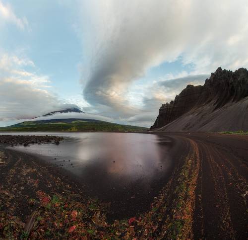 Утро под вулканом