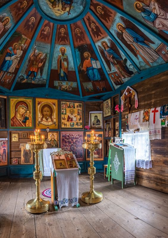 архитектура, церковь, часовня, русский север, россия, архангельская область, architecture, church, chapel, russian north, russia, arkhangelsk region Часовня в деревне Усть-Поча  фото превью