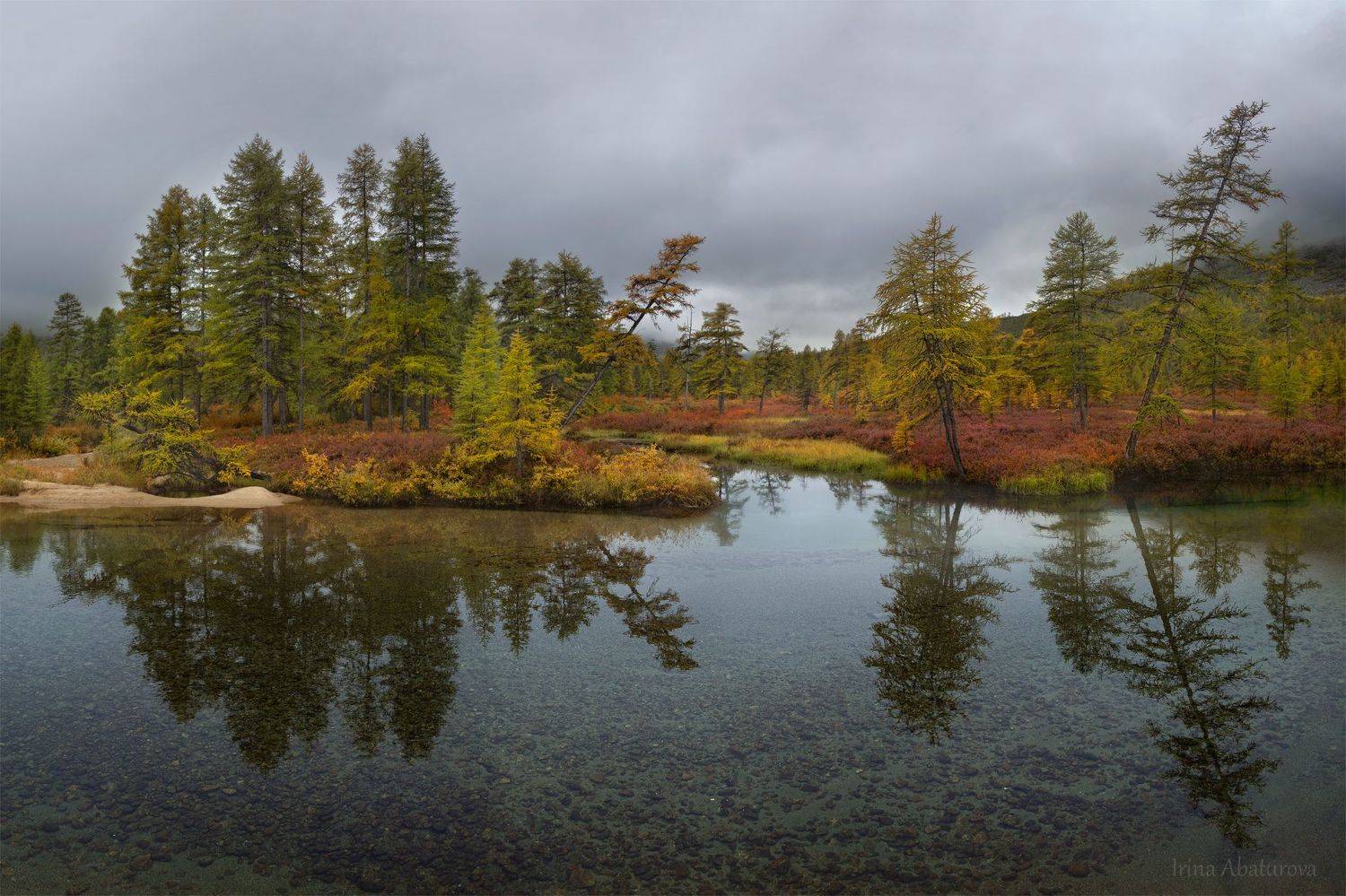 магадан, колыма, озеро джека лондона, осень, Ирина Абатурова