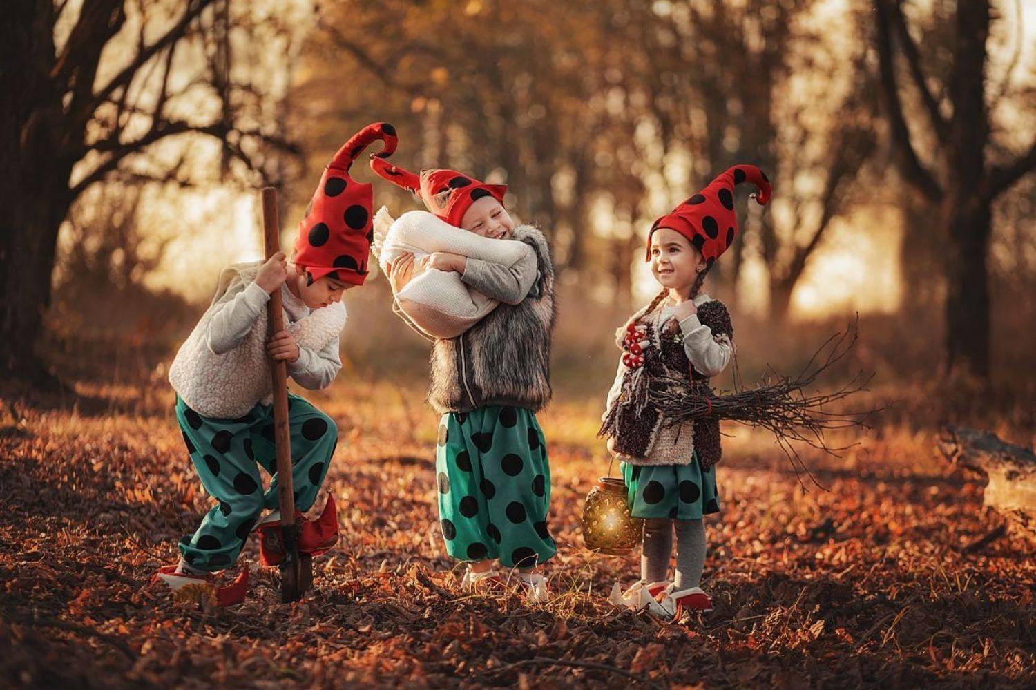 гномы дети лес, Сычева Екатерина