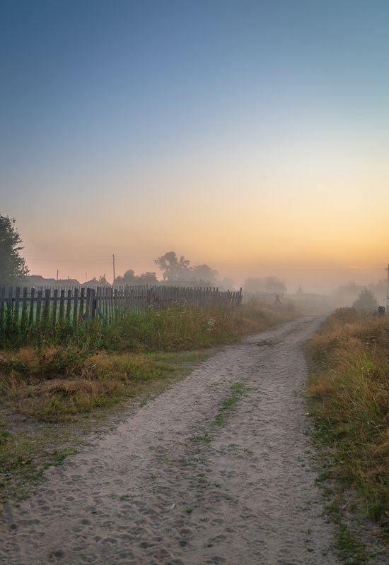 Туманное утро. фото превью
