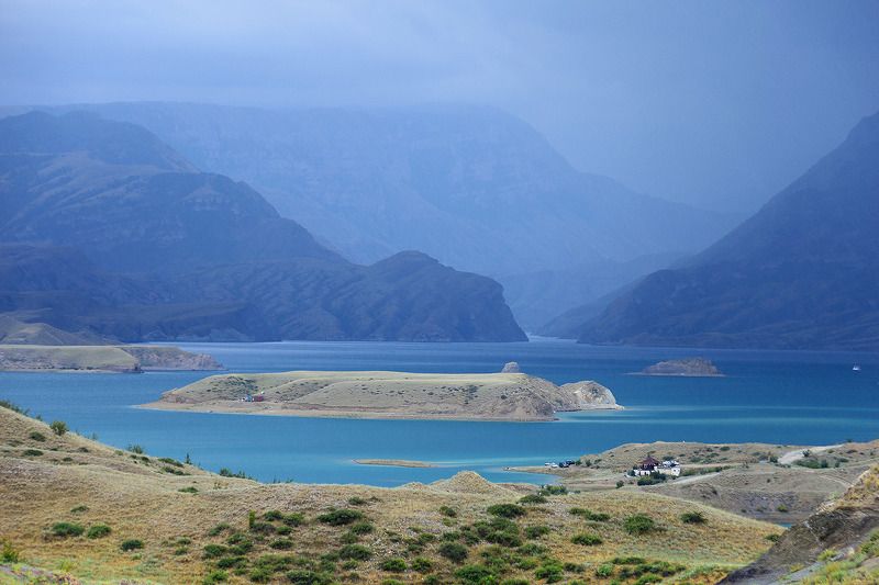 Чиркейское водохранилище фото превью