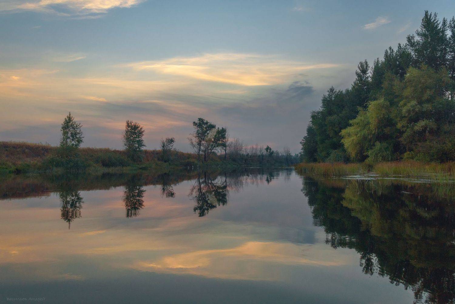 река урал, оренбургская область, закат, природа, Vasilyev Andrey