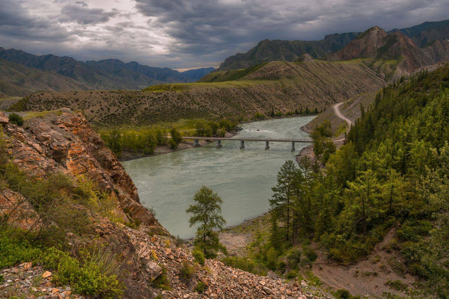 россия, горный алтай, река катунь, Андрей Поляков