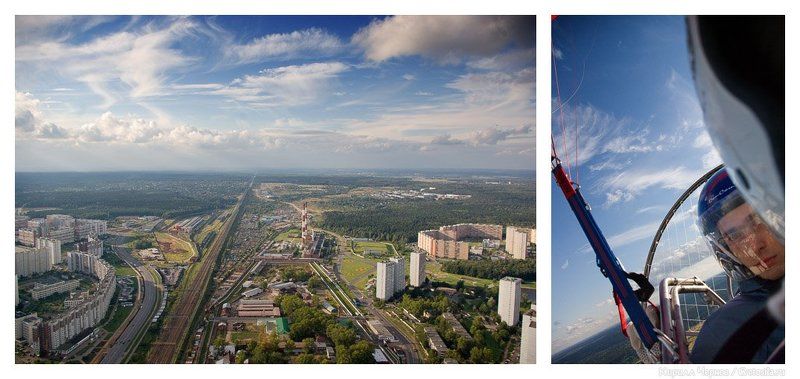 зеленоград, кирилл чернов, параплан, полет, над городом, над зеленоградом Над городом фото превью