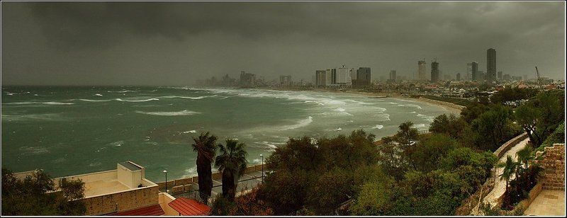 Тель-Авив перед грозой фото превью