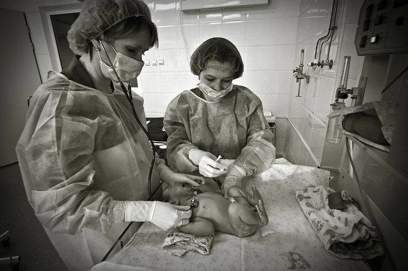 медицина, дети, жанр Рождение фото превью