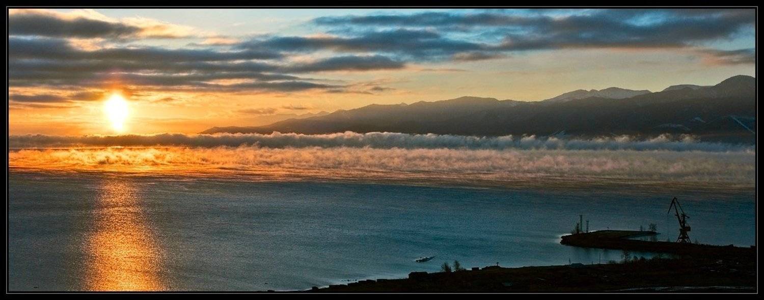 байкал, утро, туман, култук,  i_go, i_GO