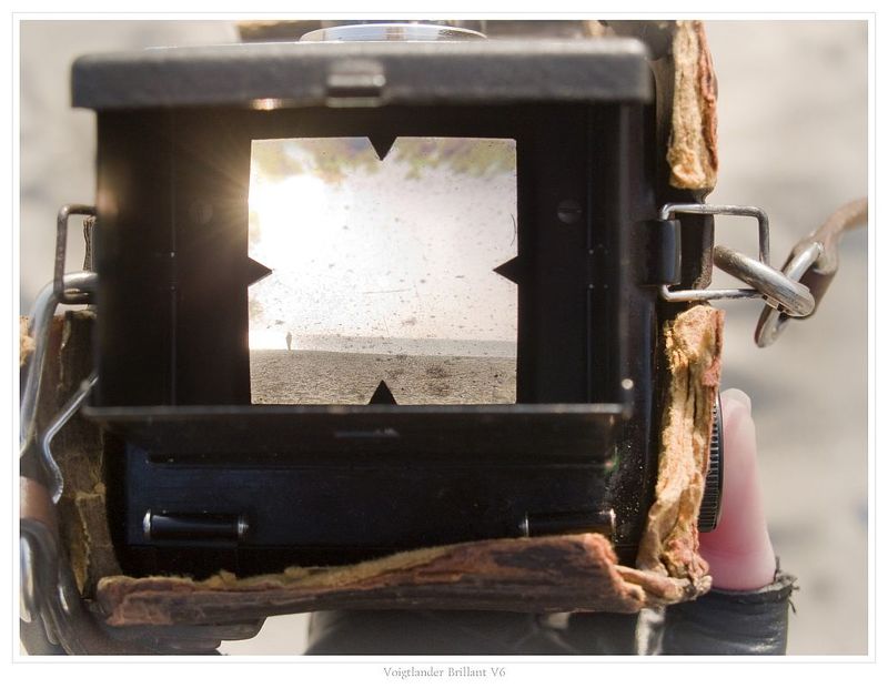 voigtlander brillant, 6х6, море, песок, солнце, камера Voigtlander Brillant фото превью
