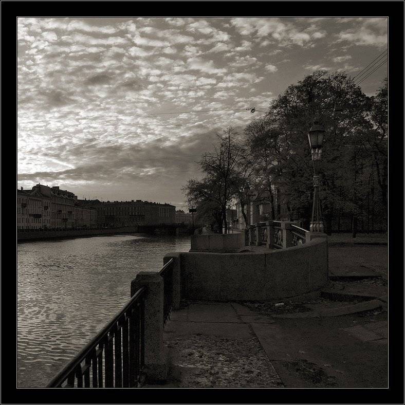 петербург, фонтанка, осень, утро, Kirill Shapovalov