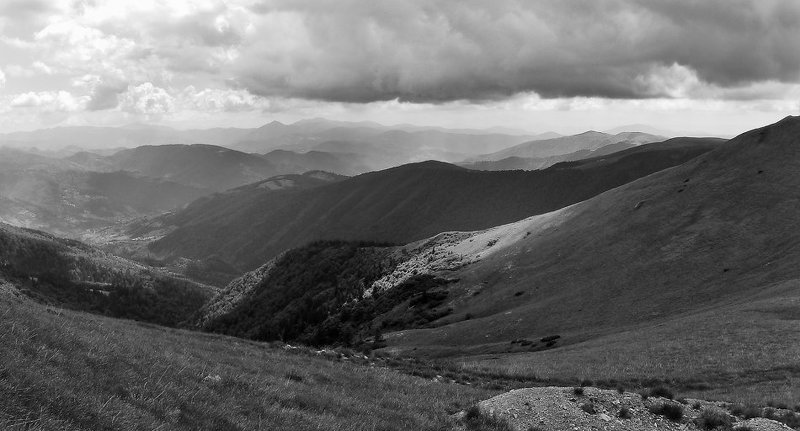 карпаты, природа, пейзаж, горы, панорама ...склоны... фото превью