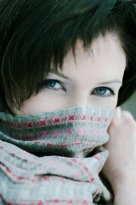 девушка, глаза взгляд фото превью