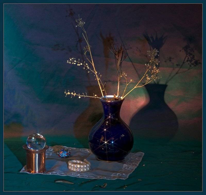 ваза,бусы,бусы, Ольга Новикова