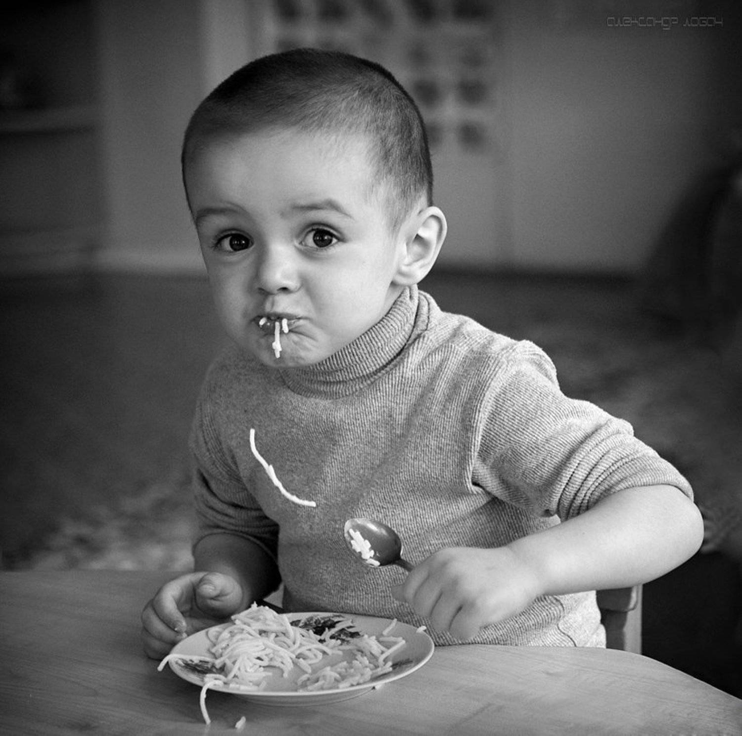 дети,садик,макароны,ужин, Александр Лобач