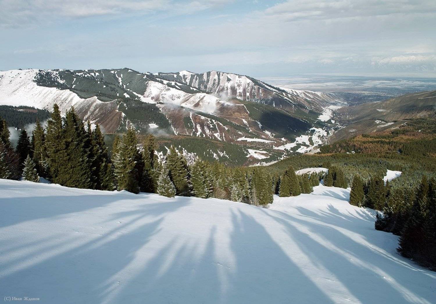 горы, киргизия, тянь-шань, каракол, весна, Иван Жданов