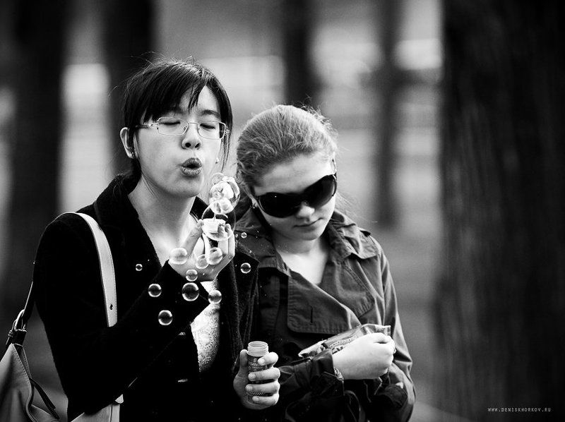 Весенняя зарисовка ч\\б фото превью