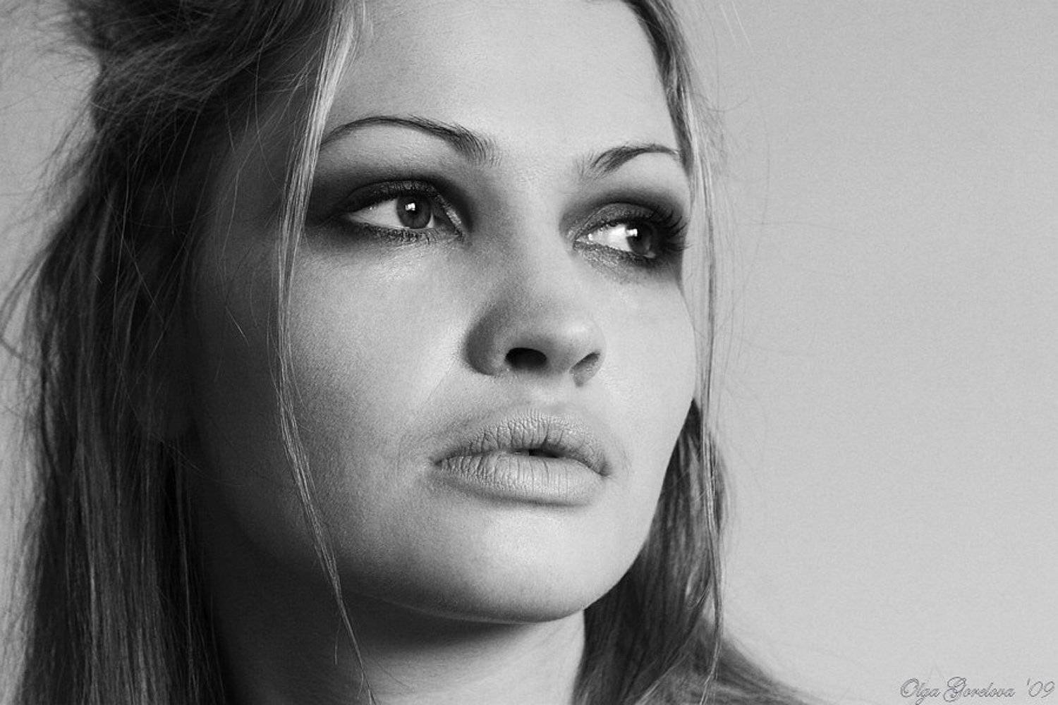 девушка. чб, портрет, Ольга Горелова