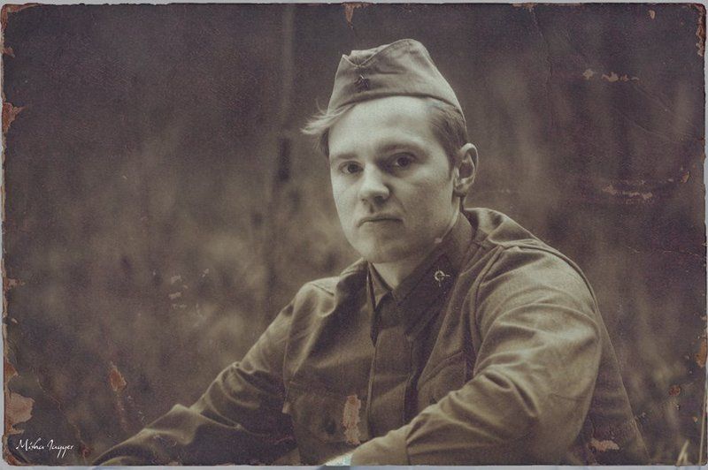 Портрет красноармейца фото превью