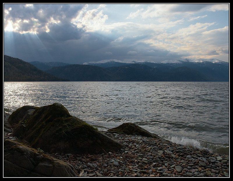 телецкое, озеро, алтай, Начало нового дня. фото превью