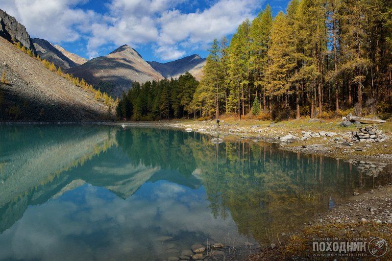 Нижнее Шавлинское озеро. Горный Алтай фото превью