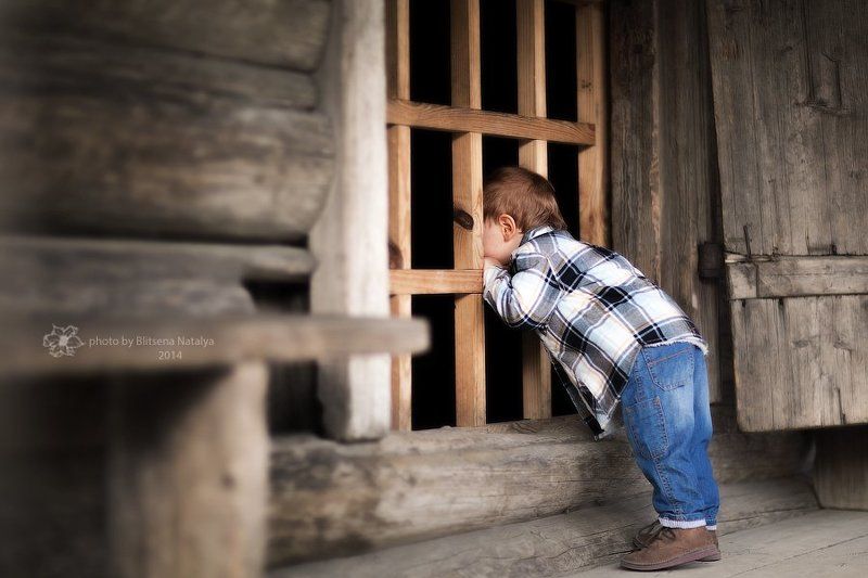 блицена наталья. детский фотограф Любопытство фото превью
