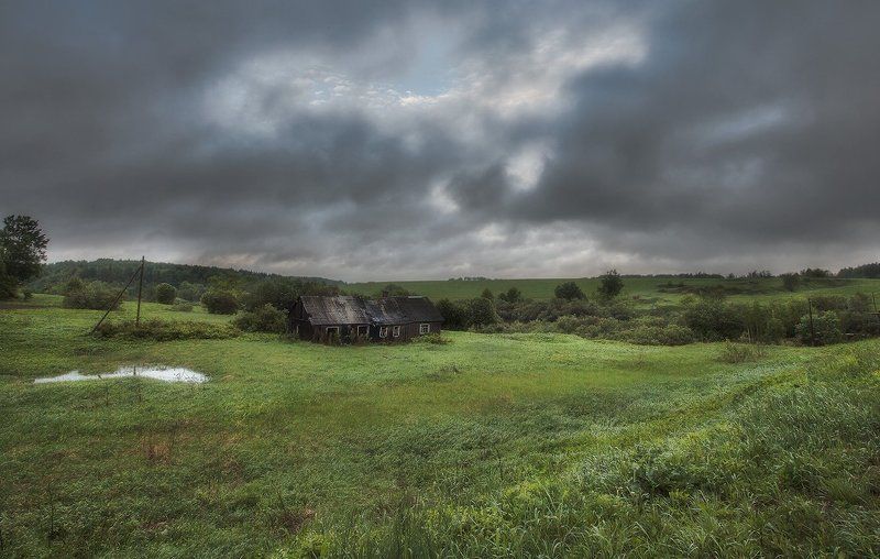 псковская область, пушкинские горы Ненастье на Руси фото превью