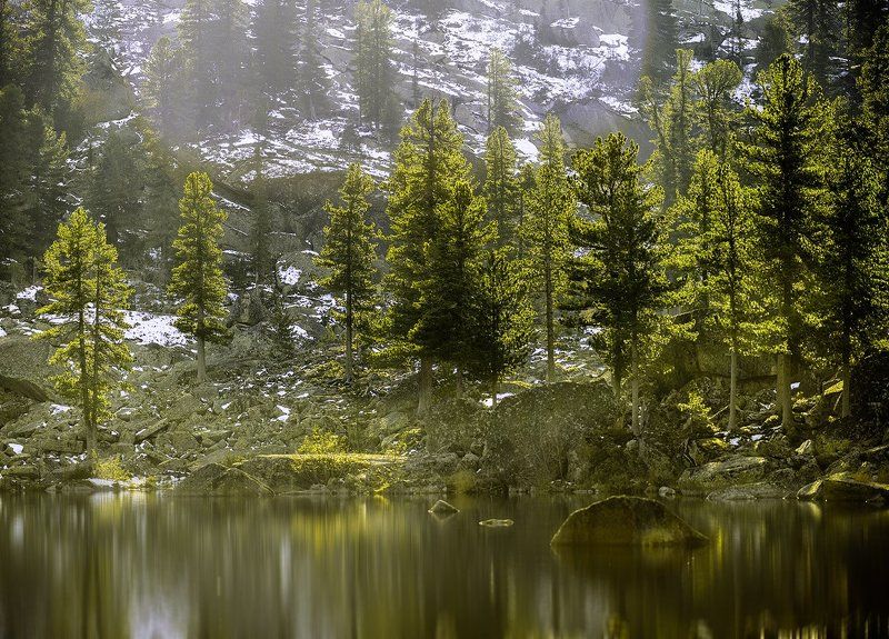 Зеленое озеро Художников фото превью