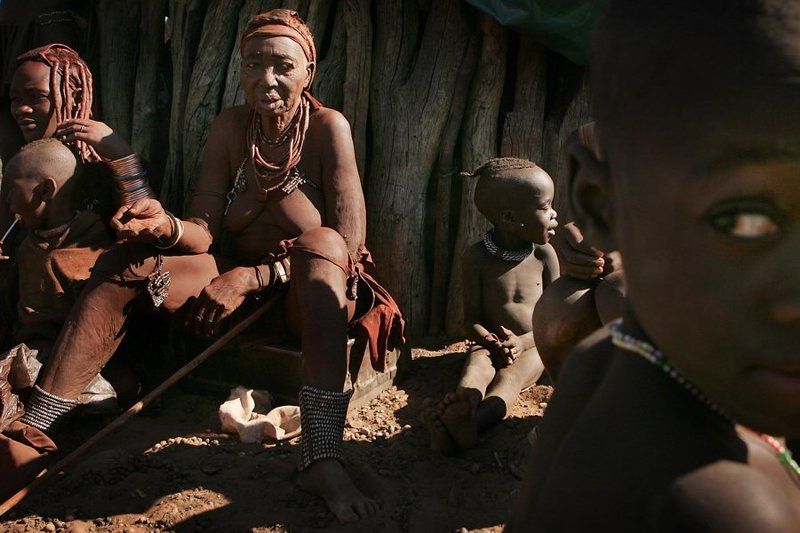 В деревне химба. Намибия. фото превью