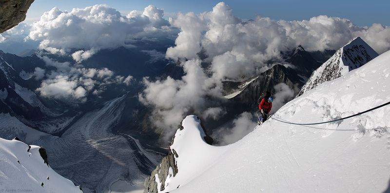 Алтай, Альпинист, Белуха, Восточная белуха, Траверс Последние метры фото превью