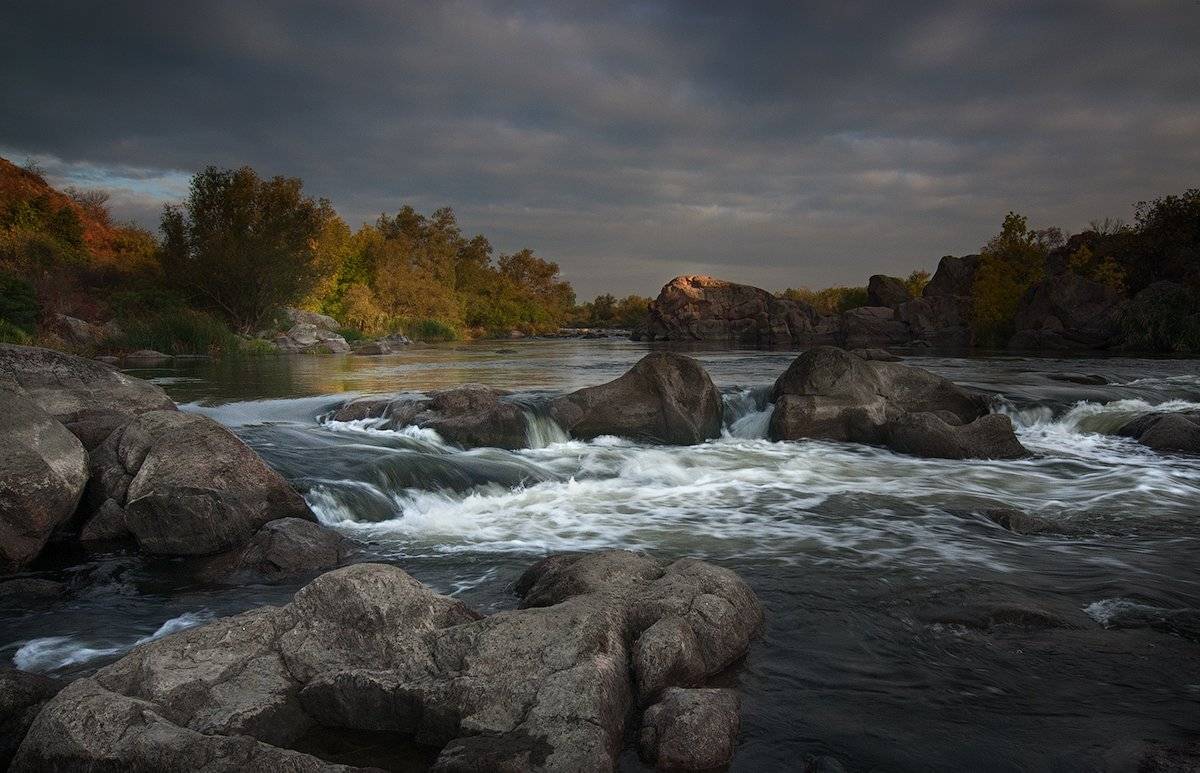 Осень, Пороги, Река, Южный Буг, flyman