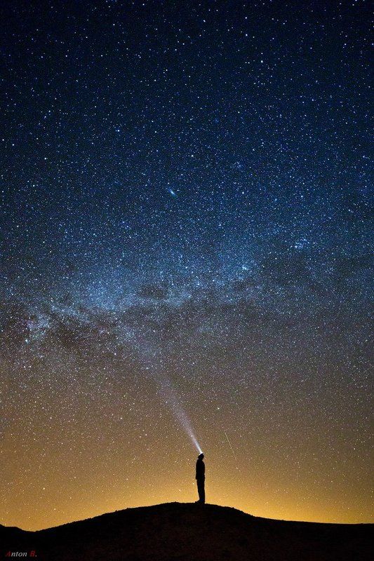 Long exposure, Longexposure, Milky way, Night, Stars, Автопортрет, Звезды, Млечный путь, Ночной пейзаж, Ночь, Силуэт Селфи. фото превью