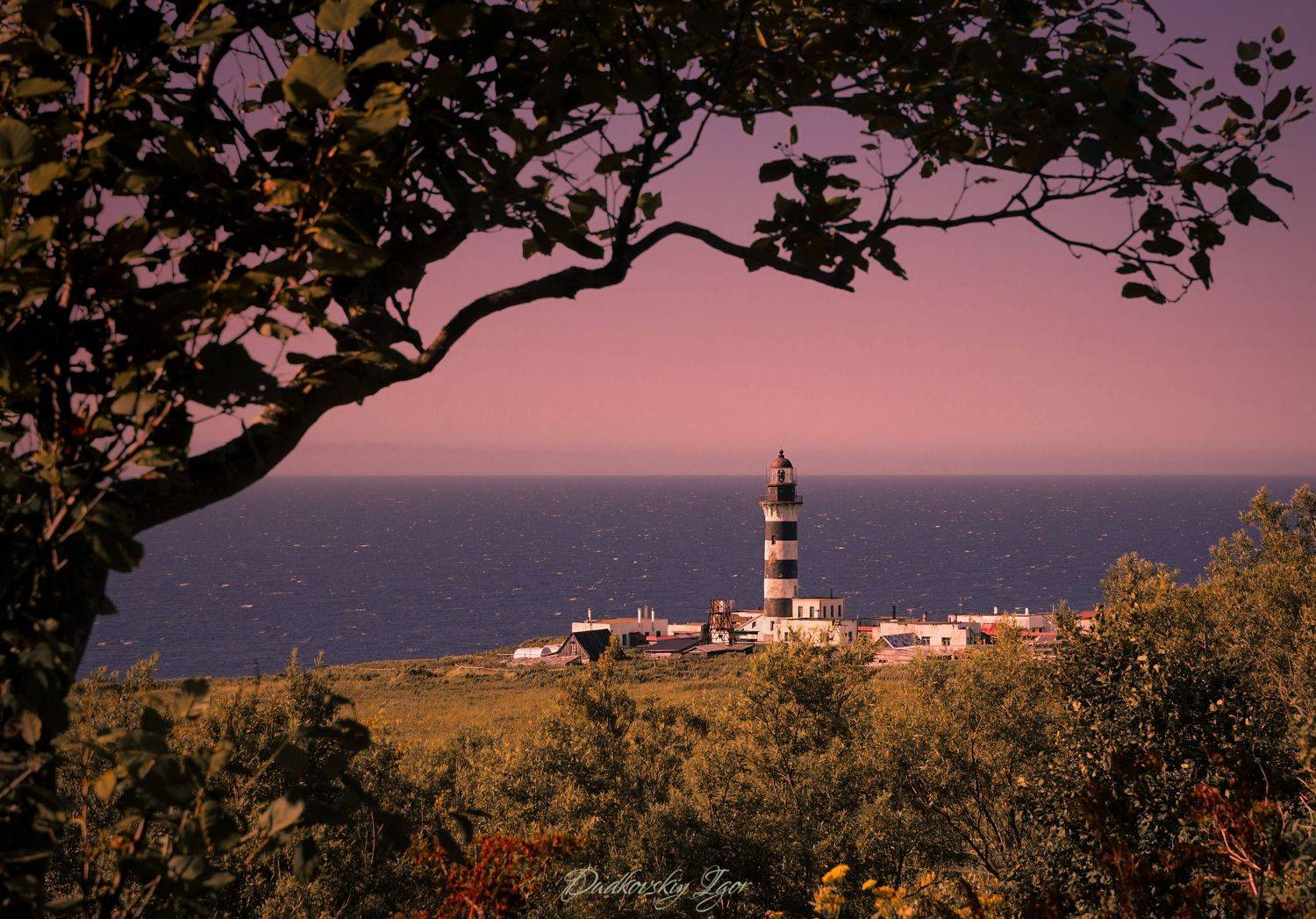 Маяк,  Пейзаж,  Сахалин,  природа,  закат, Dydkovskiy