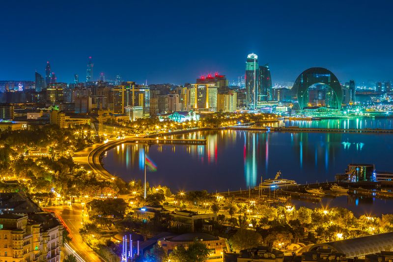 Ночной Баку фото превью
