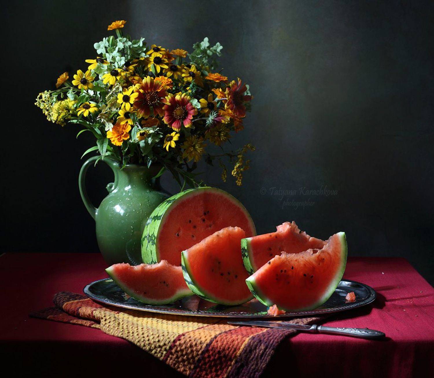 натюрморт, лето, арбуз, Tatyana Karachkova