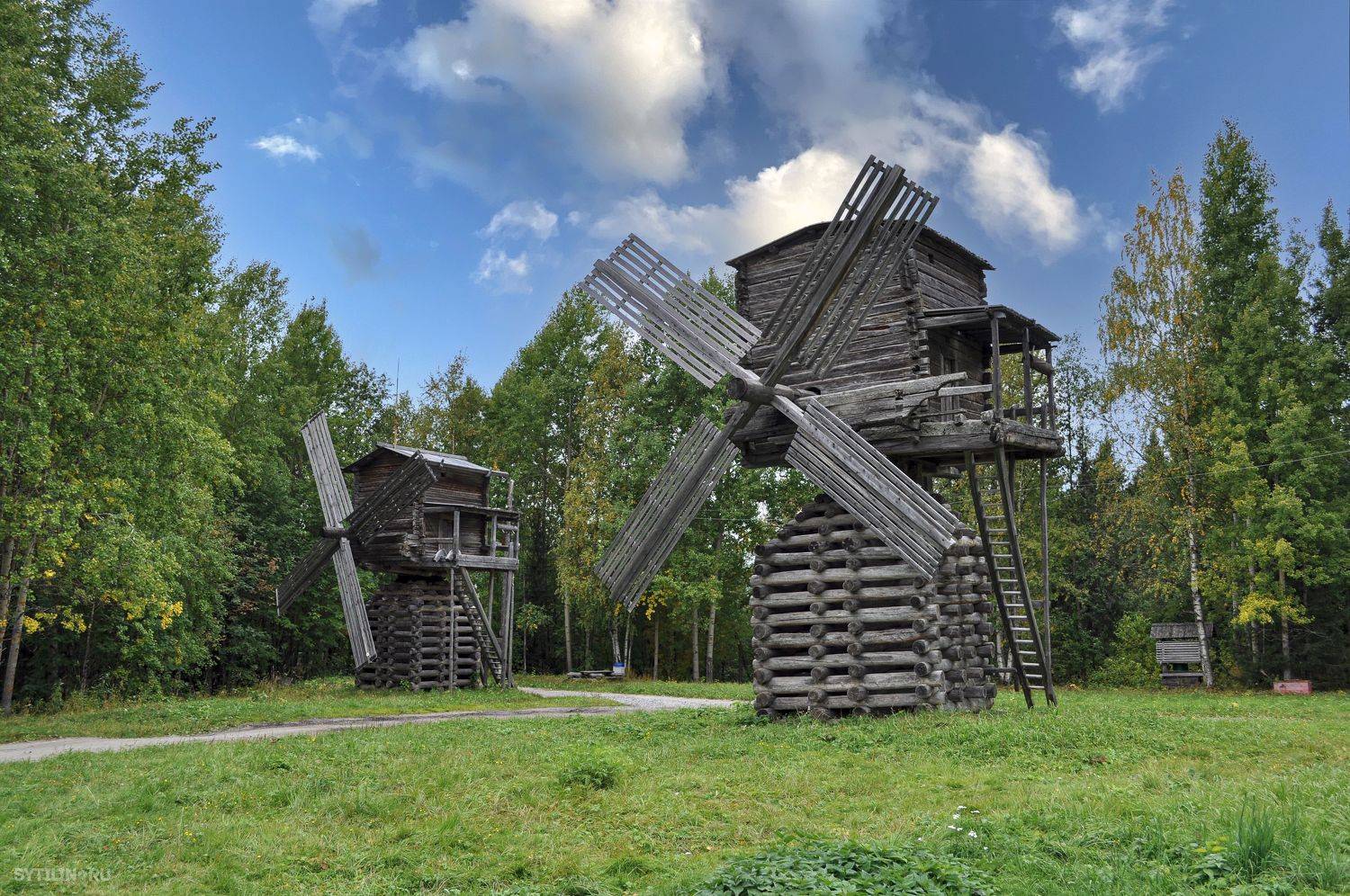 мельницы, старый, деревянный, музей, под открытым небом, малые корелы, архангельск, зодчество, архитектура, народный, старинный, , Сытилин Павел