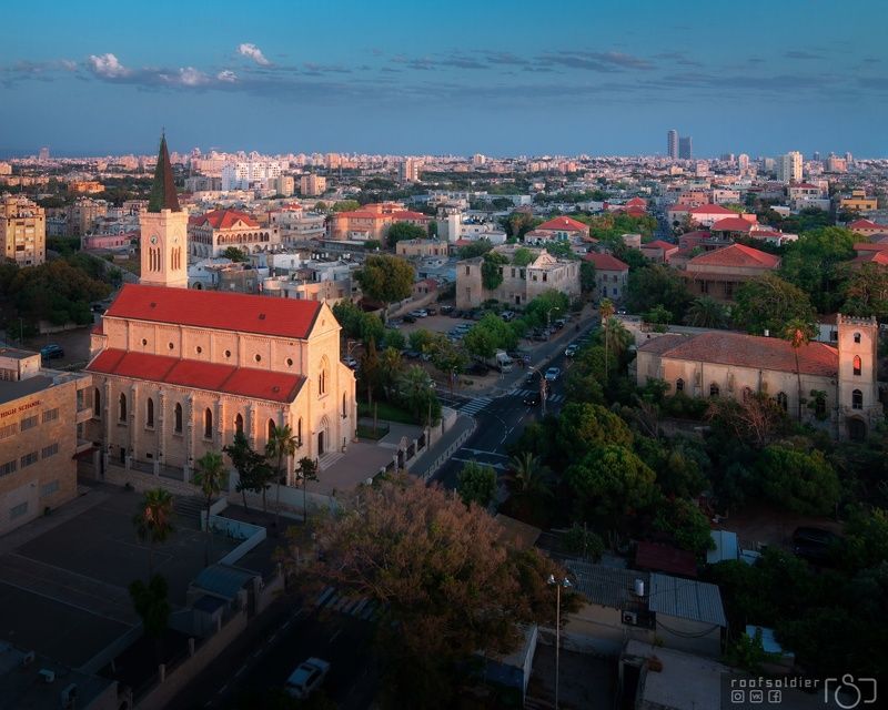 Tel aviv, Israel, city, urban, architecture, cityscape, street, above, church, cathedral, jaffa, religion Tel Aviv - Yafo фото превью
