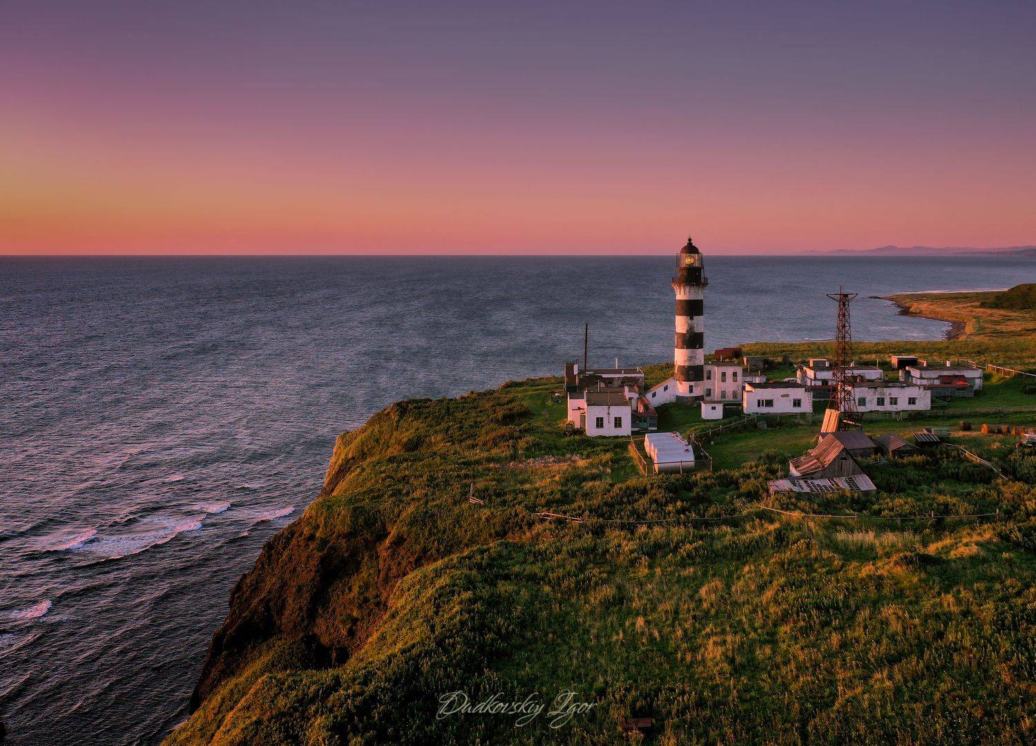 Маяк,  Пейзаж,  природа,  закат , Dydkovskiy