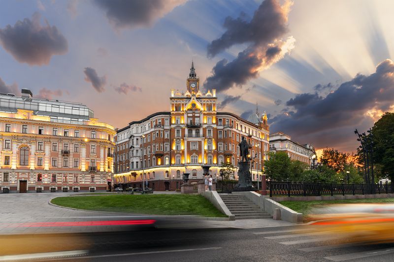 город, архитектура, москва, улица, street, city, moscow, russia, architecture, urban Дом страхового общества Россия фото превью