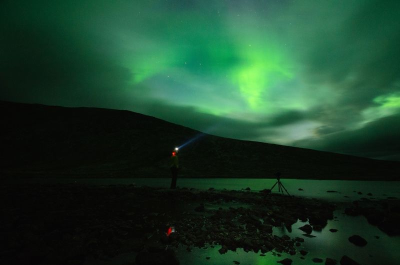Сияние над Академическим озером фото превью