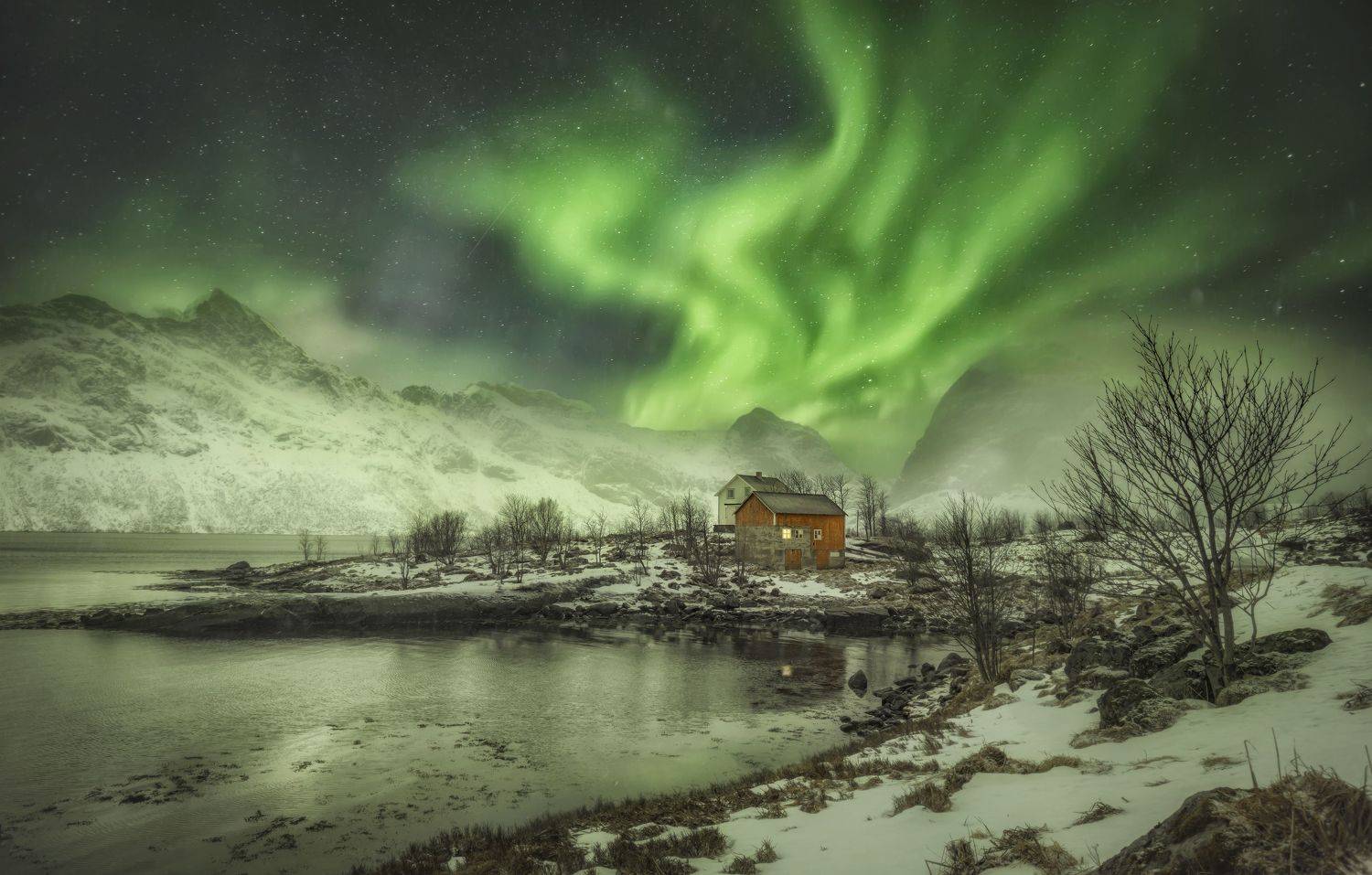 лофотены, норвегия, вечер, norway, lofoten islands, Андрей Чабров