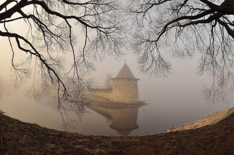 Туманный рассвет. фото превью