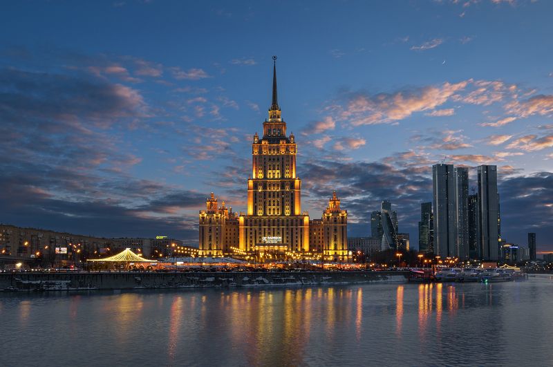 город, архитектура, москва, улица, street, city, moscow, russia, architecture, urban Гостиница Украина фото превью