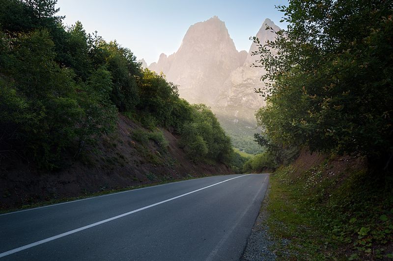 Дорога на перевале Цей-Лоам фото превью