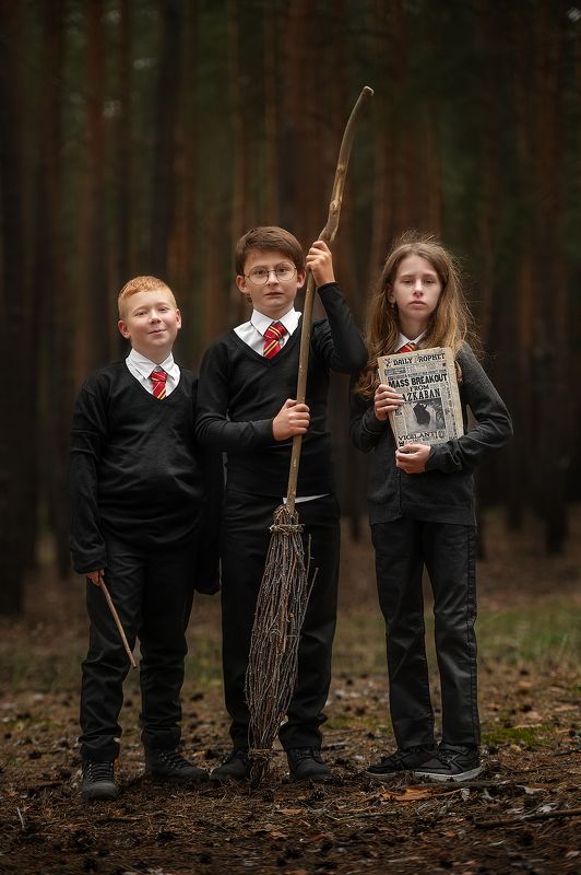 дети детская фотосессия Фан фото Harry Potter фото превью