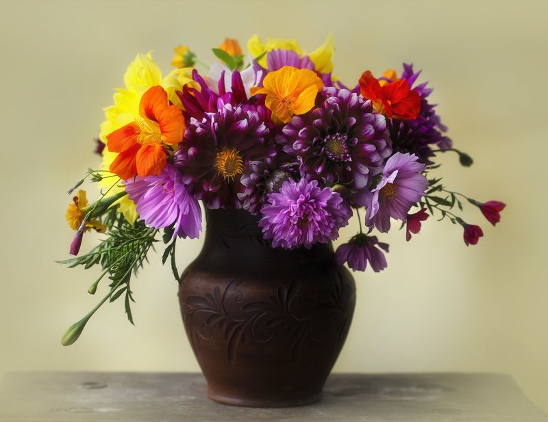 лето,цветы,красота Летний букетик фото превью