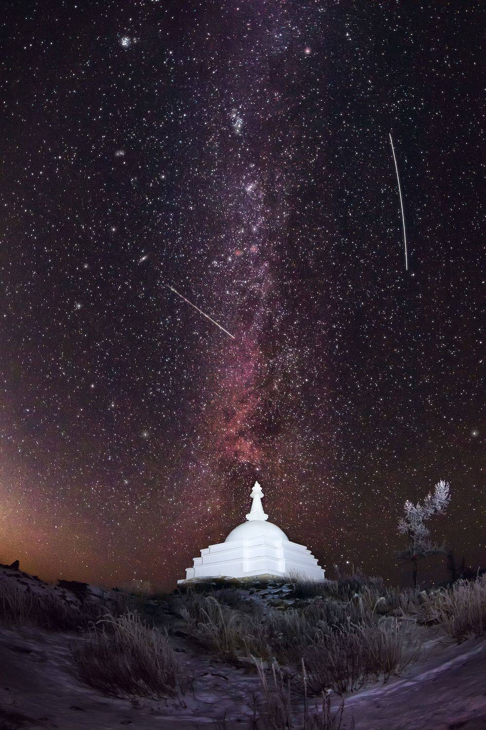 Ночь, Млечный путь, Байкал, оной, буддизм , Алексей Закиров