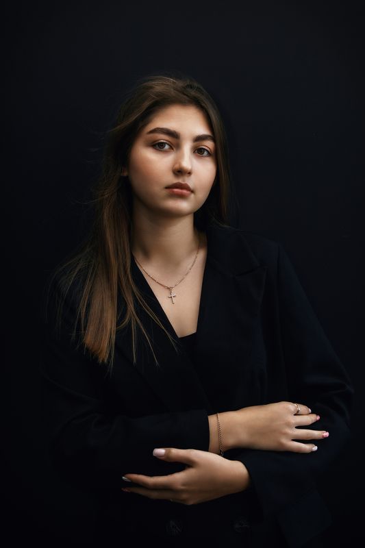 девушка , низкий ключ Каролина фото превью