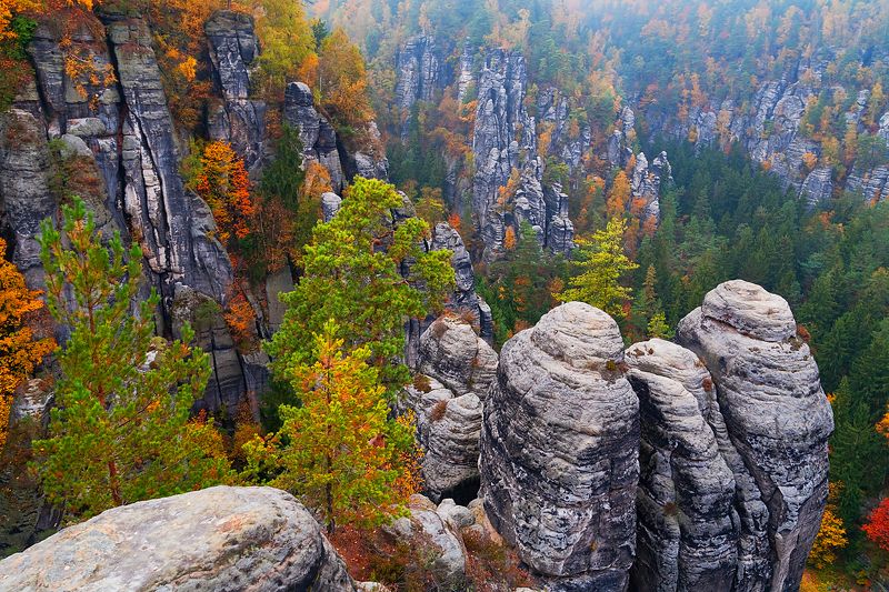 Национальный парк Саксонская швейцария, Германия фото превью