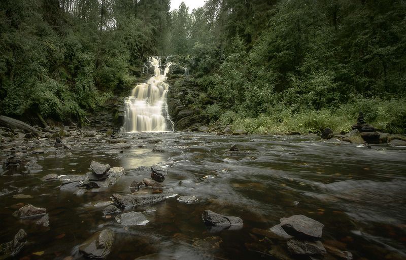 Водопад Белые мосты. Карелия фото превью